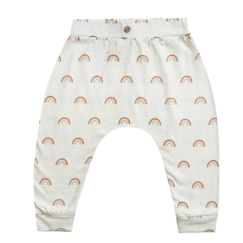 RYLEE + CRU RAINBOW SLOUCH PANT / IVORY